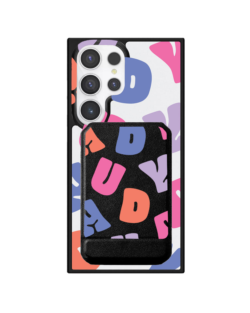 Android Magnetic Multifold Wallet - Chubby Monogram