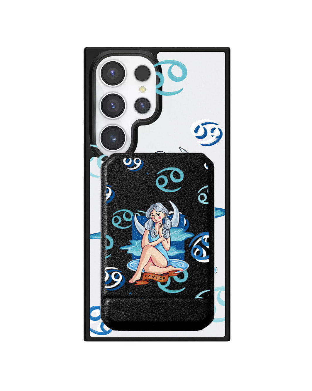 Android Magnetic Multifold Wallet - Cancer