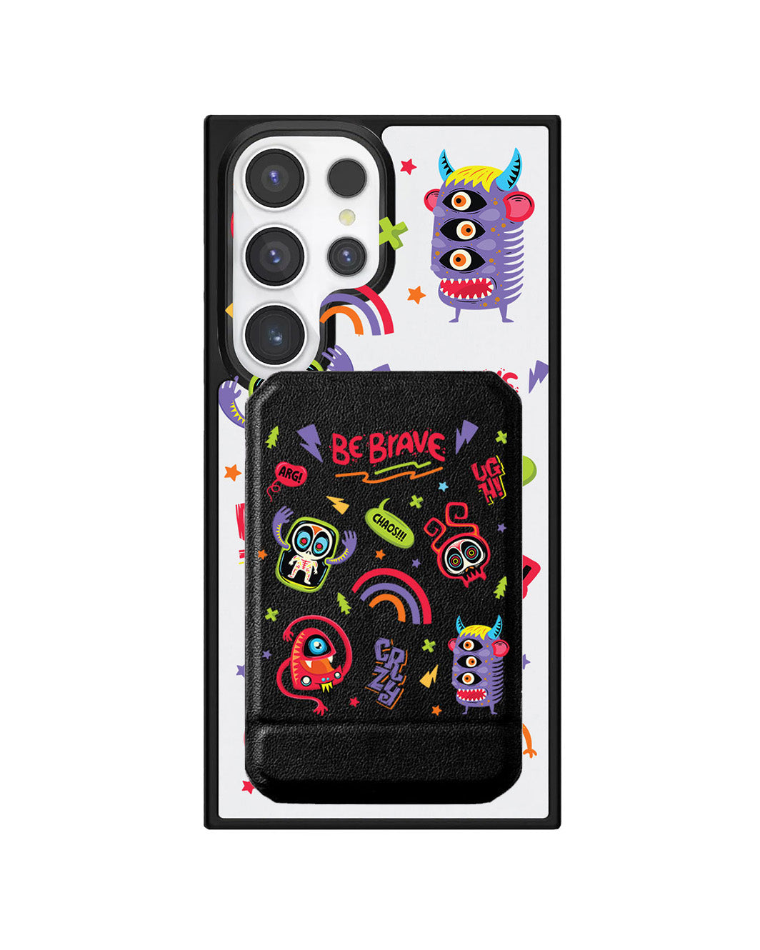 Android Magnetic Multifold Wallet - Baby Monster