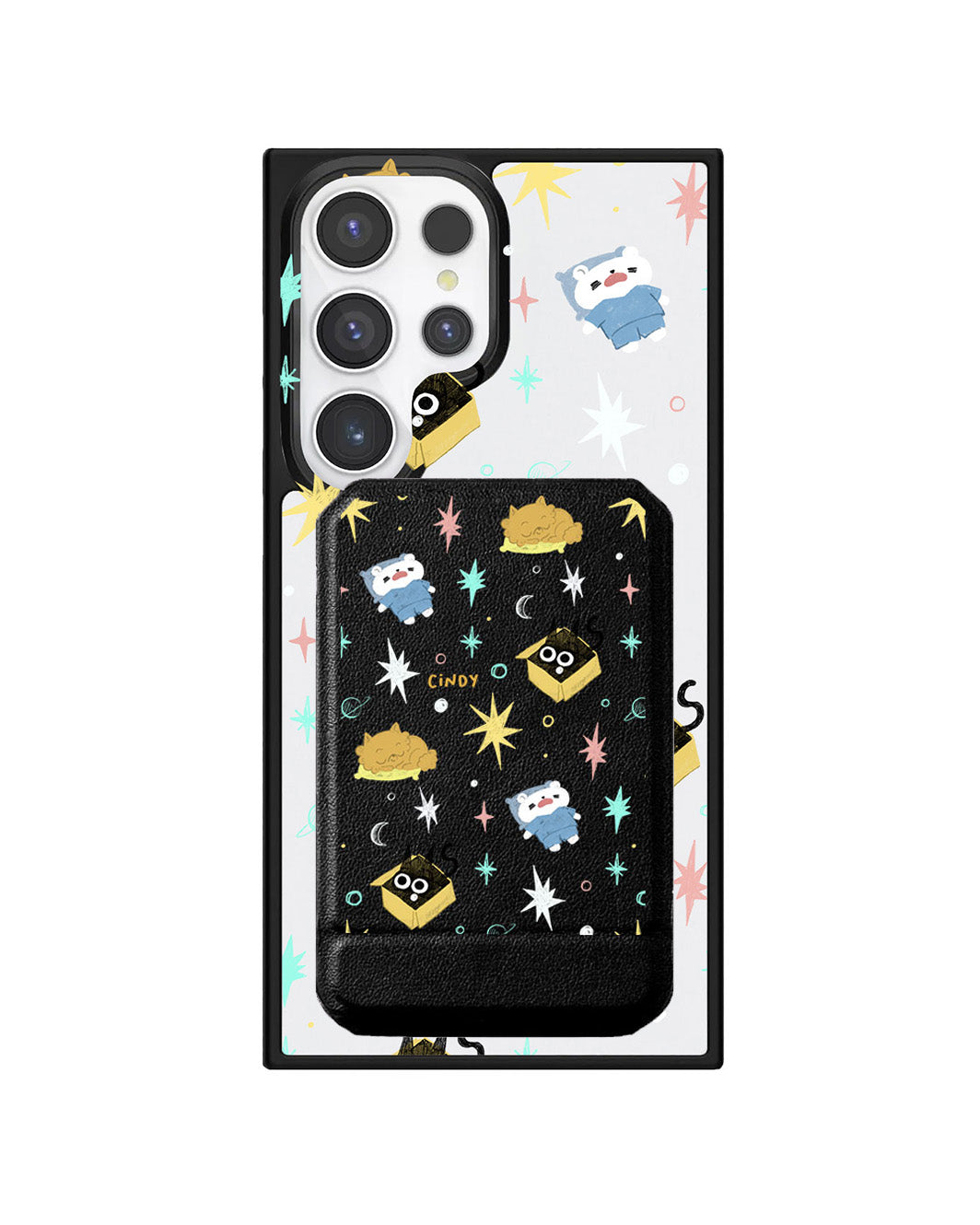 Android Magnetic Multifold Wallet - Nightover