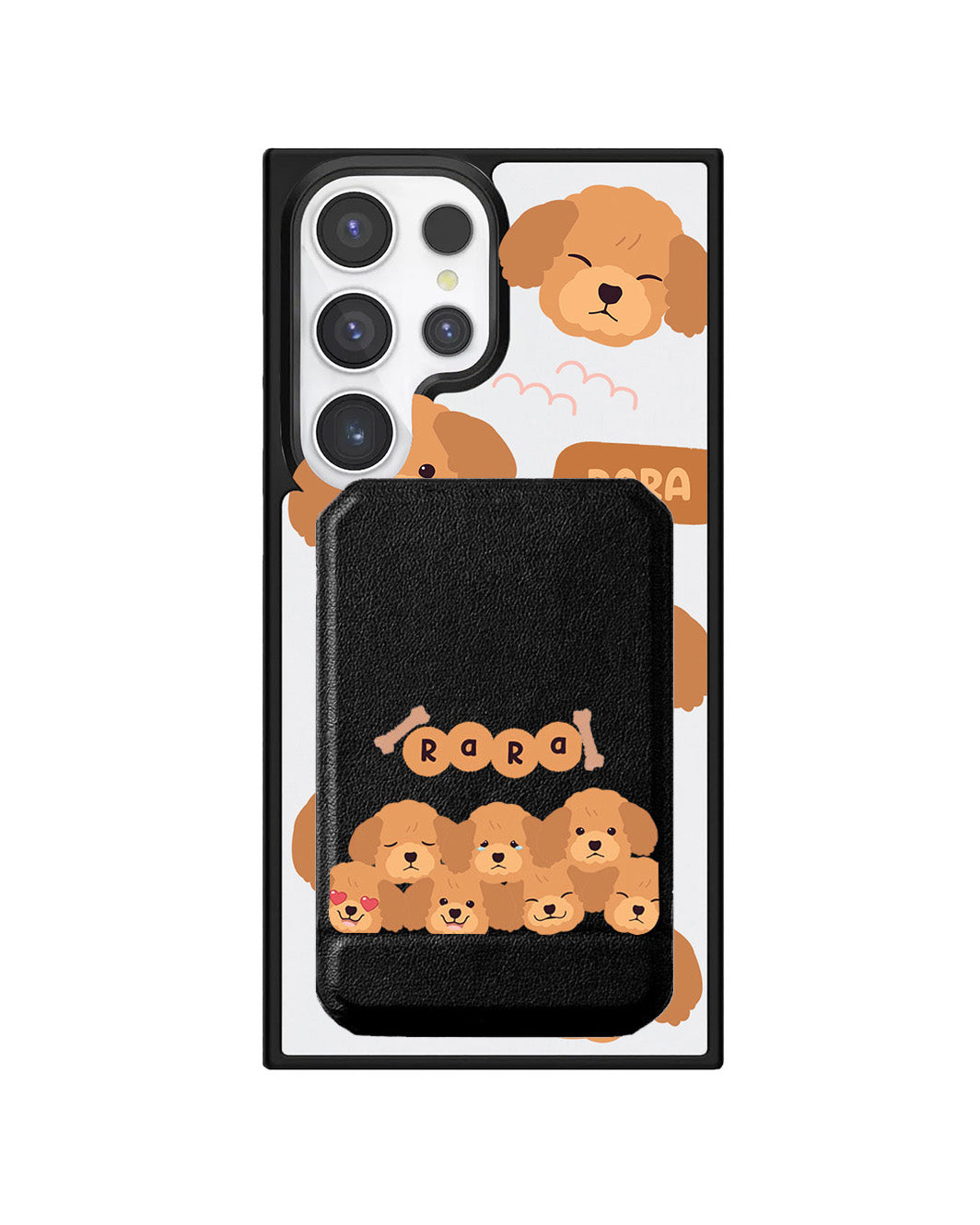 Android Magnetic Multifold Wallet - Poodle Squad 3.0