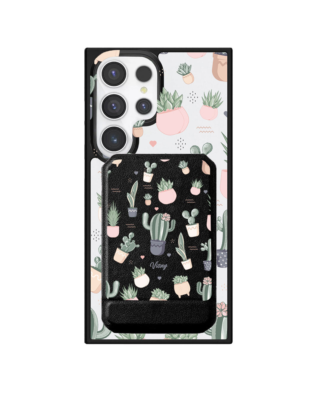 Android Magnetic Multifold Wallet - Cactus 2.0