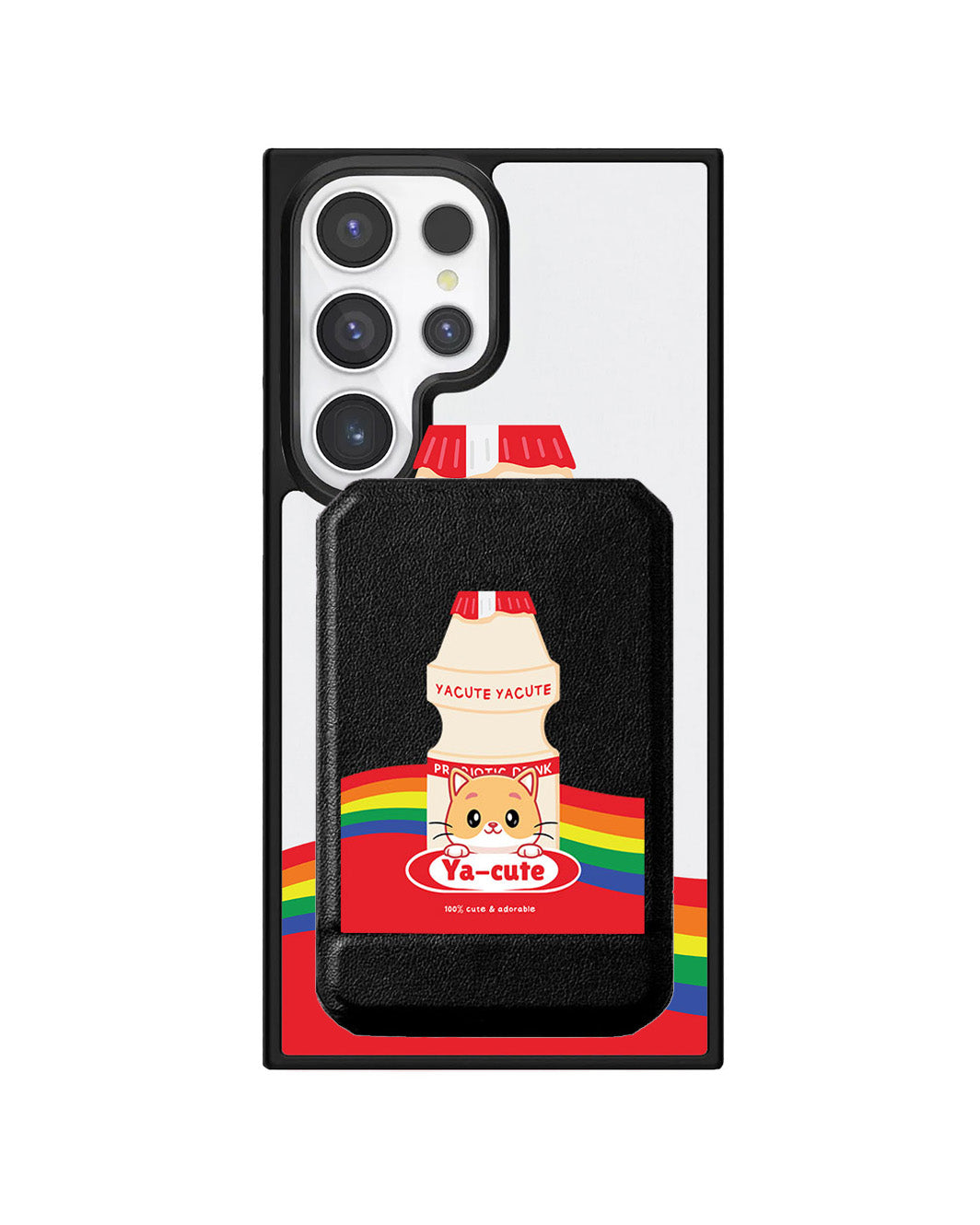 Android Magnetic Multifold Wallet - Yacute Cat