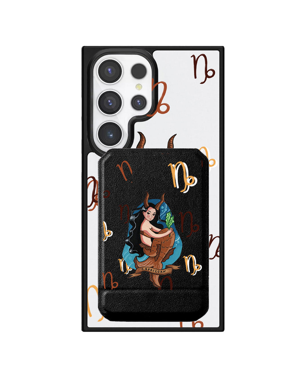 Android Magnetic Multifold Wallet - Capricorn