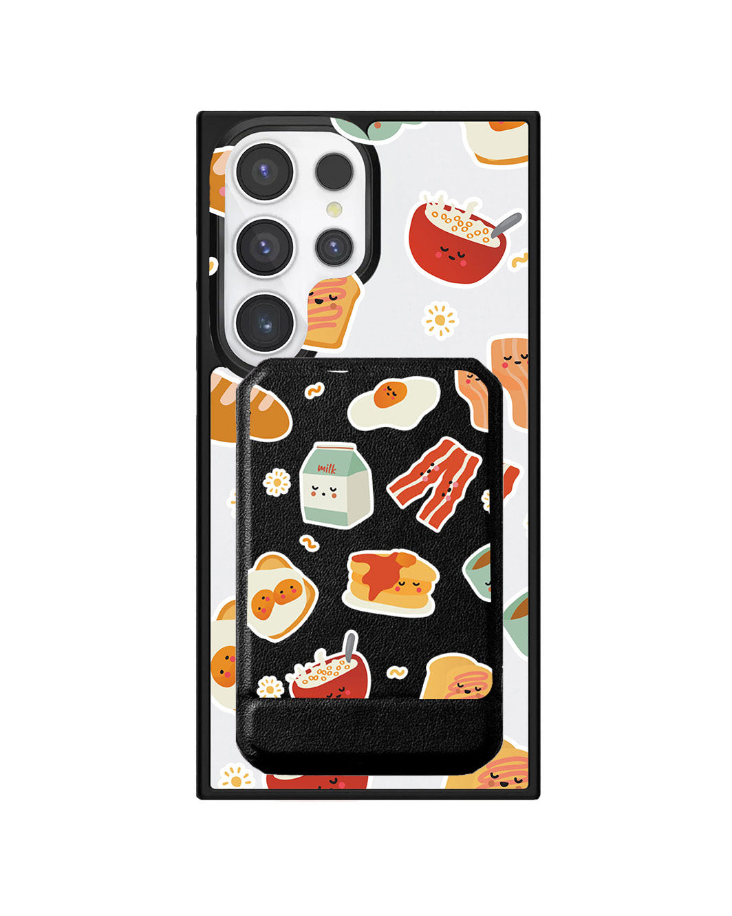 Android Magnetic Multifold Wallet - English Breakfast