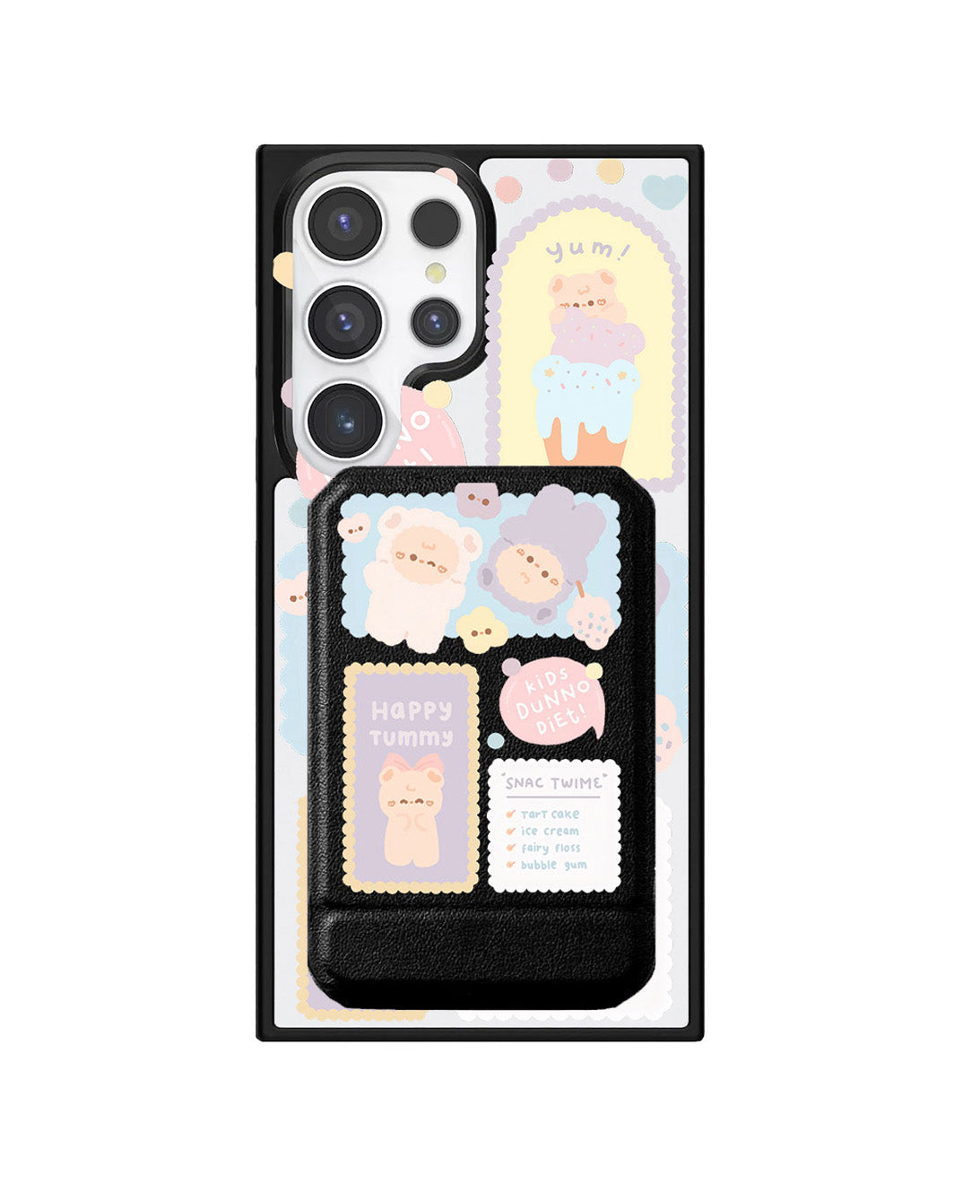 Android Magnetic Multifold Wallet - Sweets Heaven