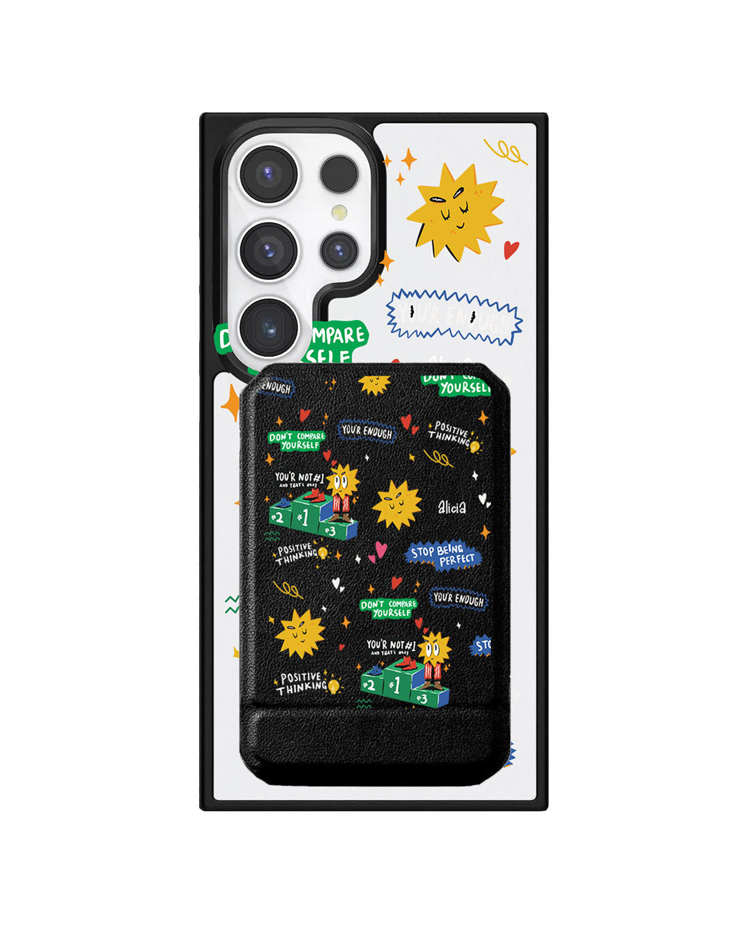 Android Magnetic Multifold Wallet - Selfless Love 4.0