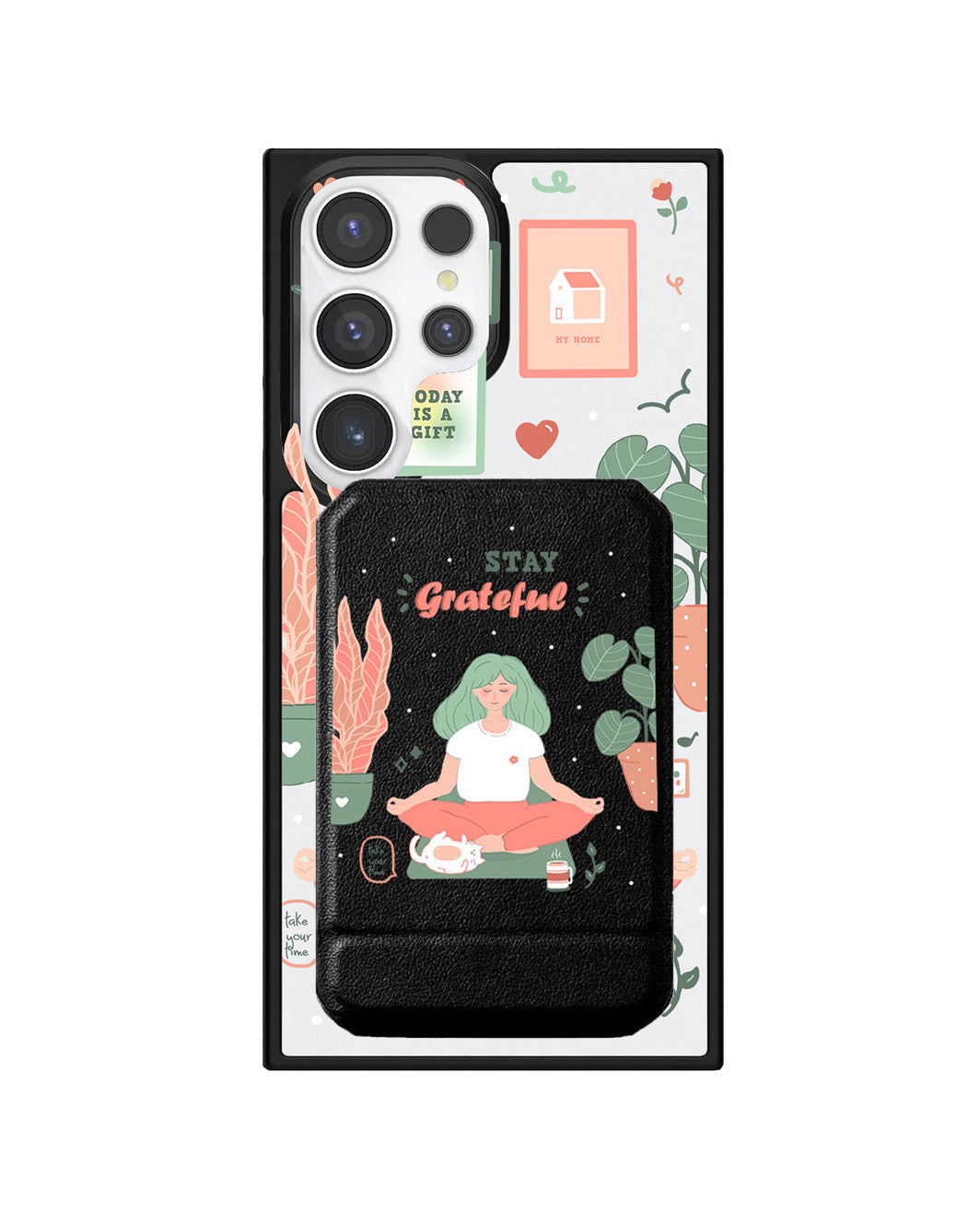 Android Magnetic Multifold Wallet - Grateful