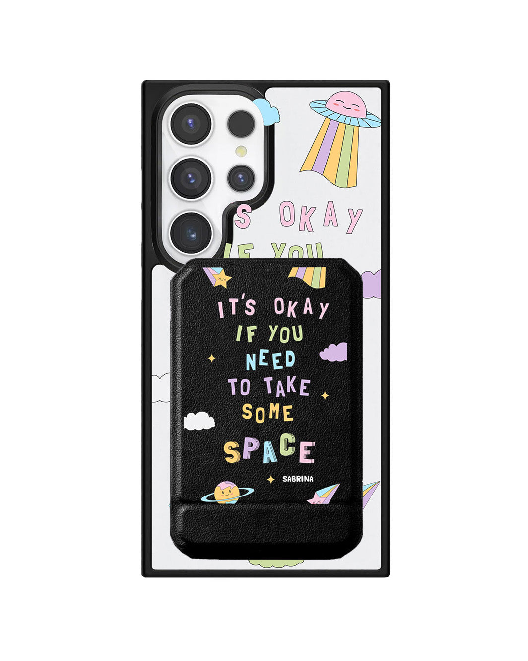 Android Magnetic Multifold Wallet - Space