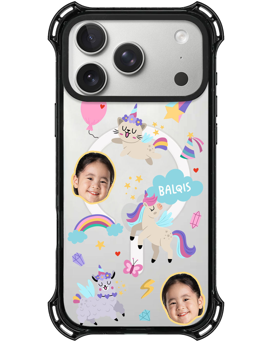 iPhone Rearguard UltimateX - Face Grid Unicorn