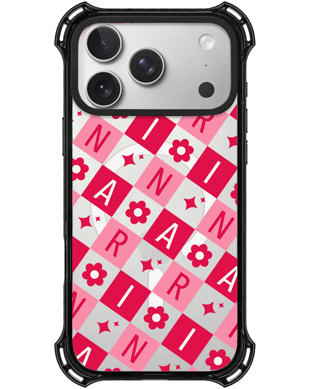 iPhone Rearguard UltimateX - CUSTOM MONOGRAM 3.0 Flower Grid 1.0