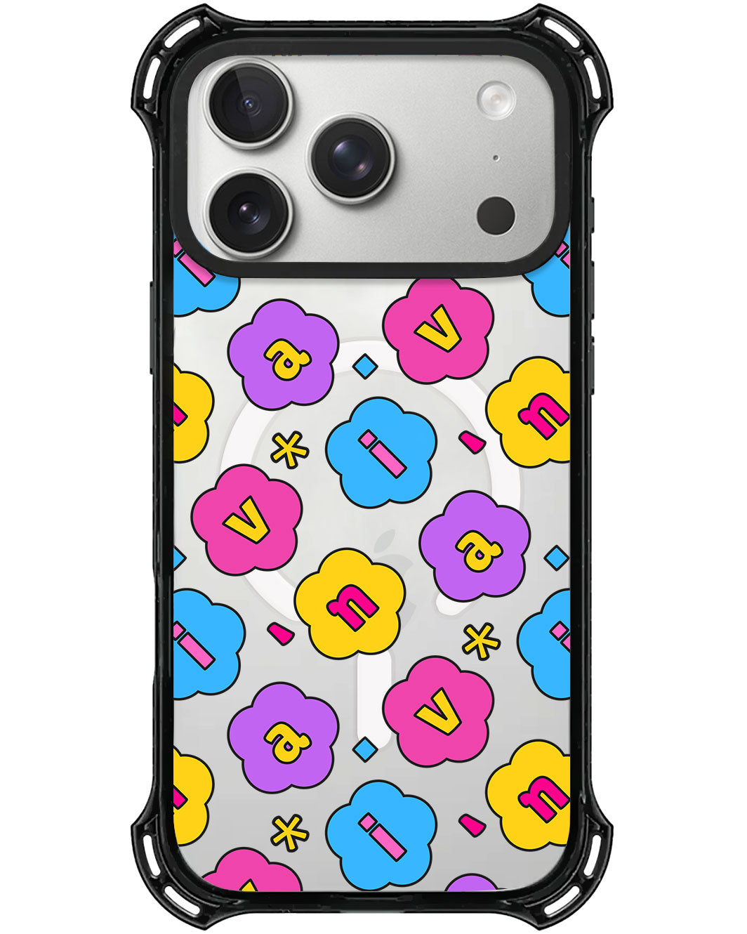 iPhone Ultimate Model-X - CUSTOM MONOGRAM 3.0 Flower Petals 4.0