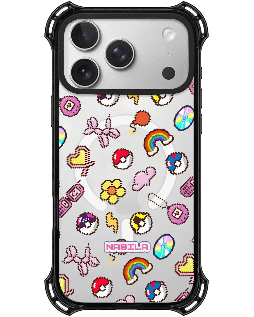 iPhone Rearguard UltimateX - Pink Glitch
