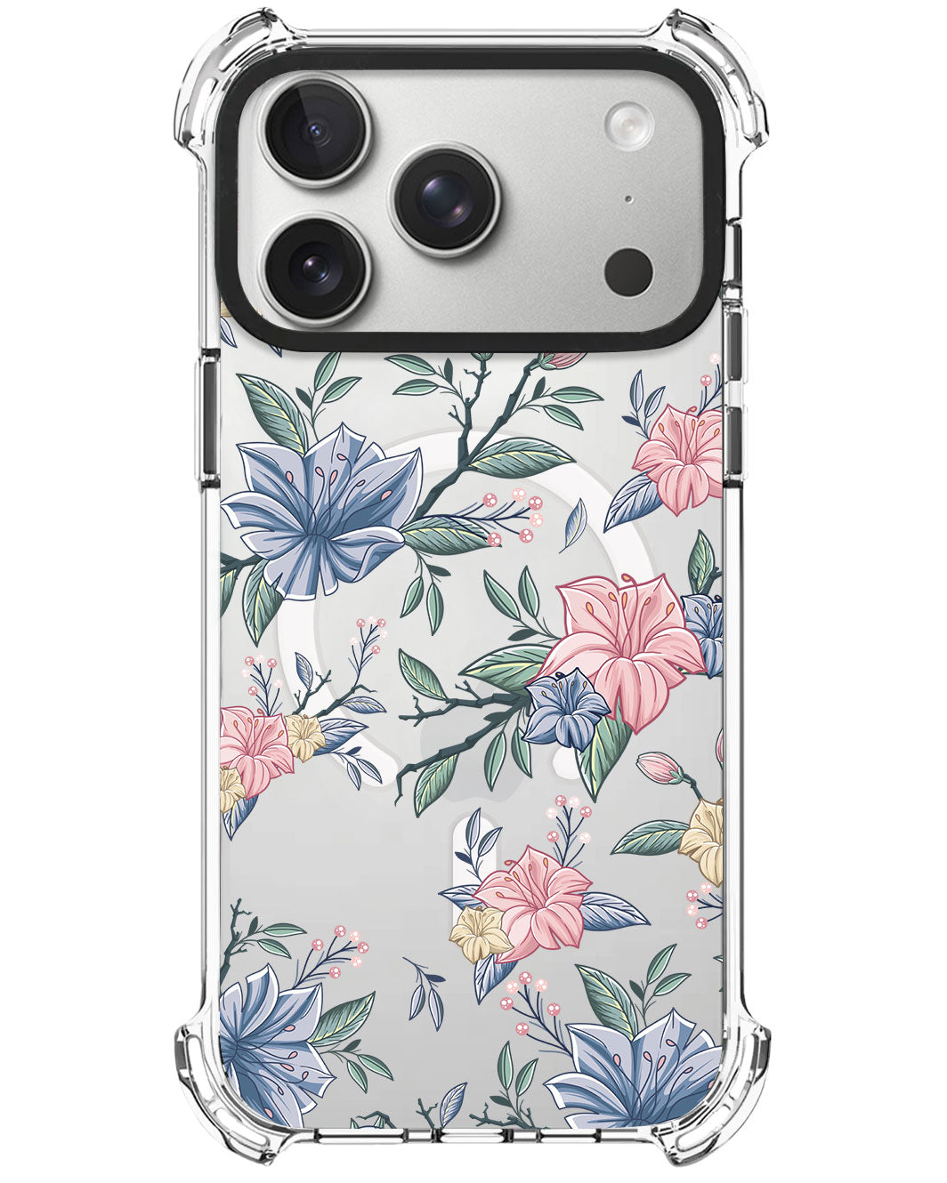 iPhone Rearguard UltimateX - Pink & Blue Florals