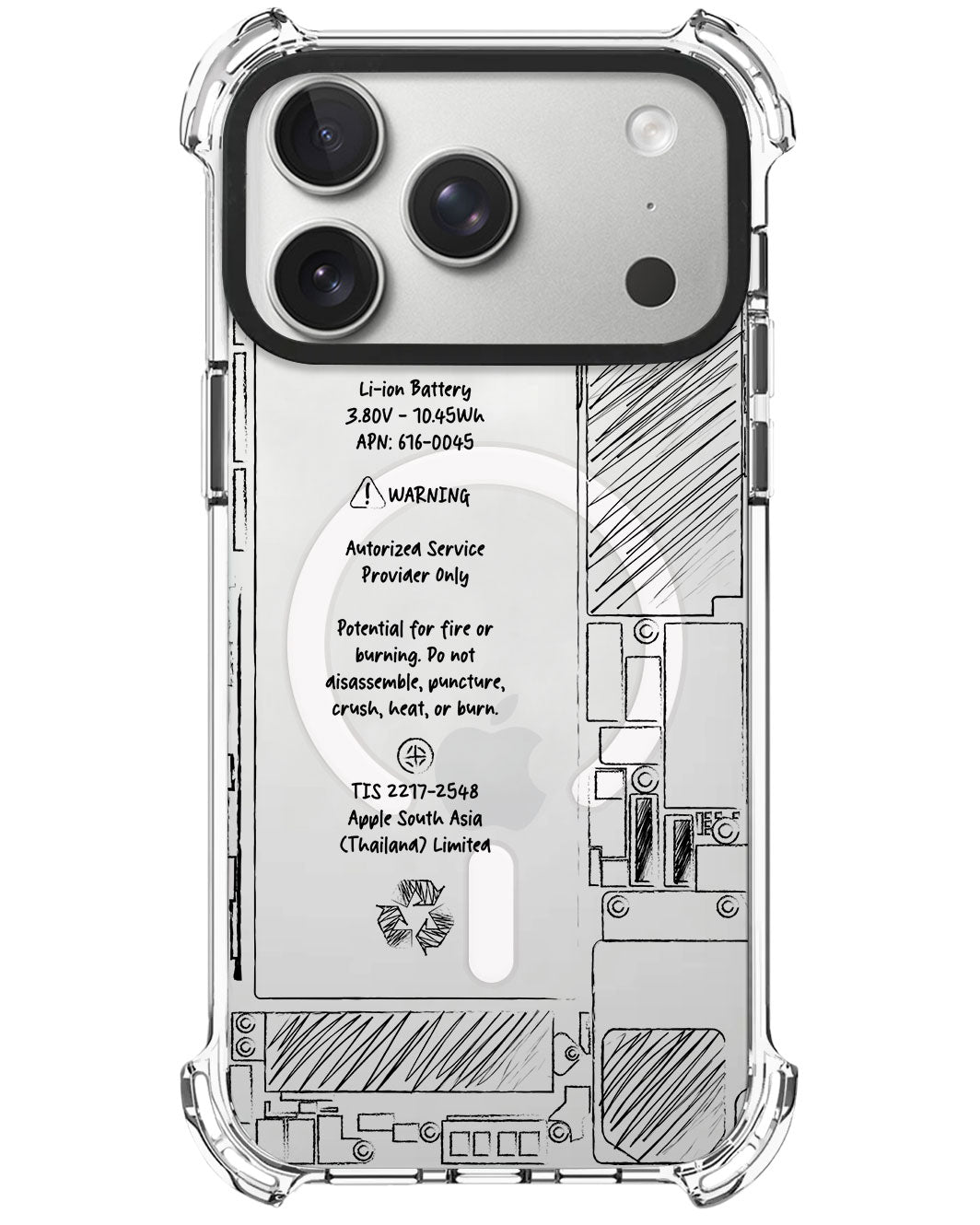 iPhone Rearguard UltimateX - Battery Black