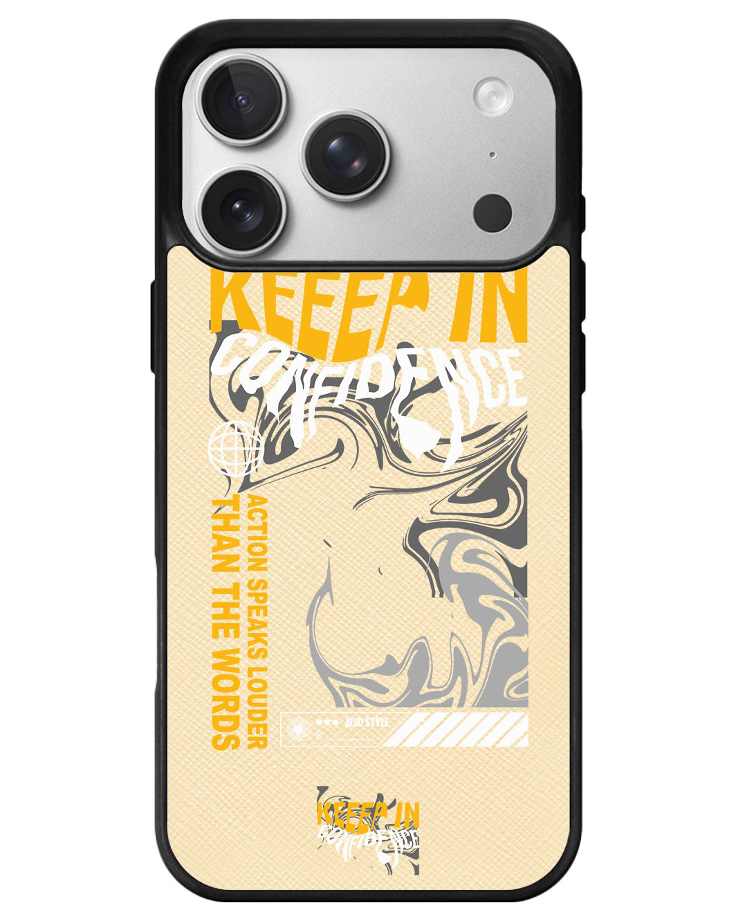 iPhone Leather Grip - Keep in Confidence