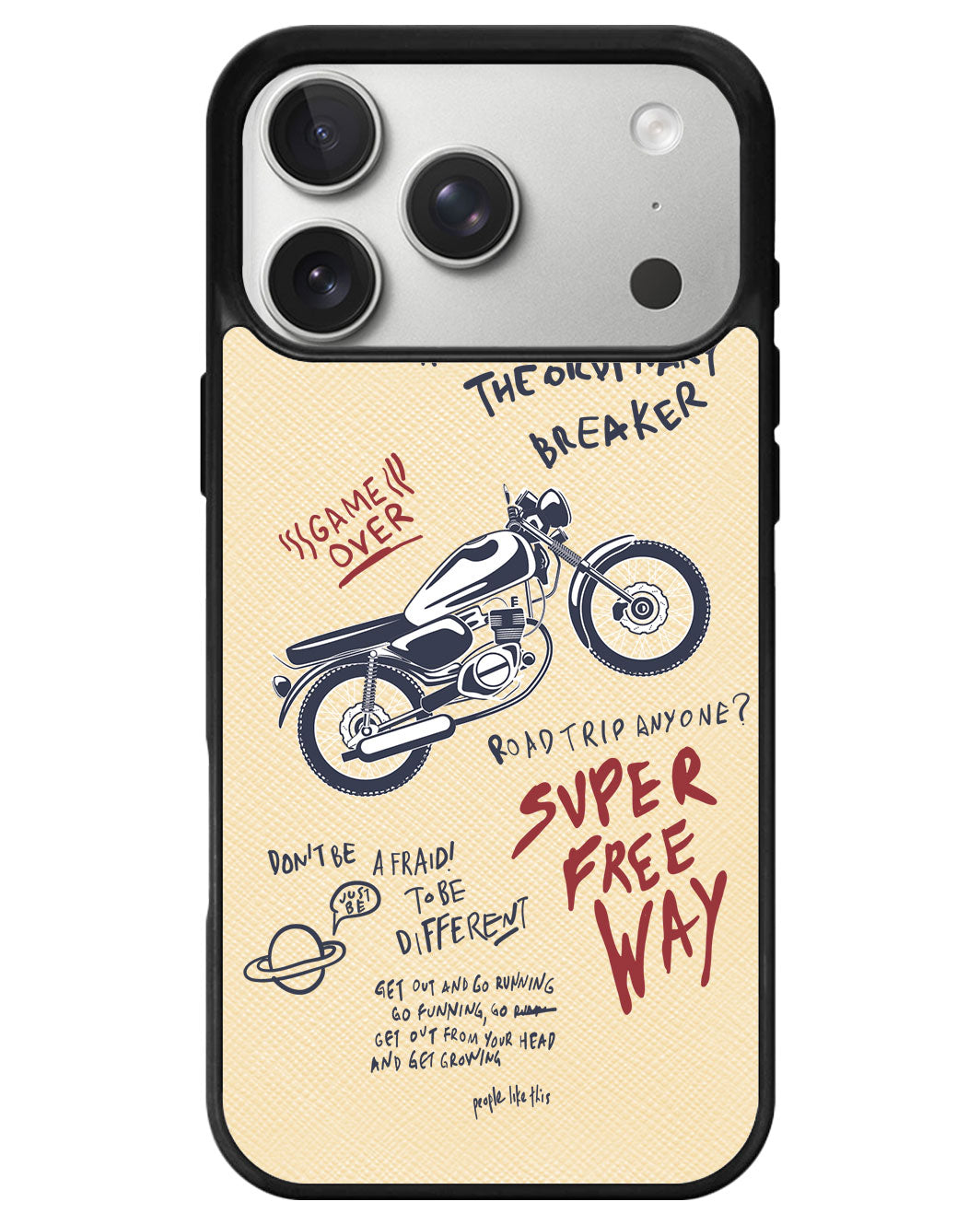 iPhone Leather Grip - The Ordinary Breaker