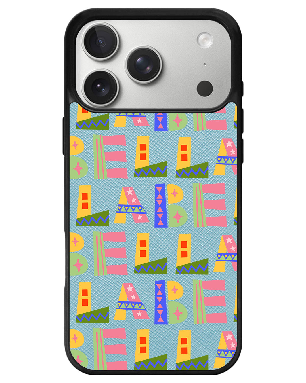 iPhone Leather Grip - Playful Monogram 5.0