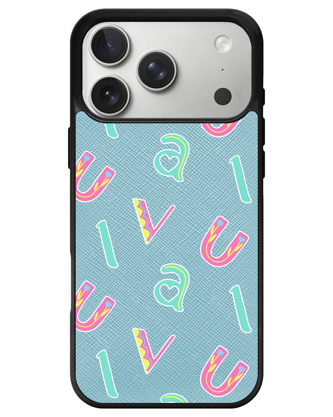 iPhone Leather Grip - Playful Monogram 6.0