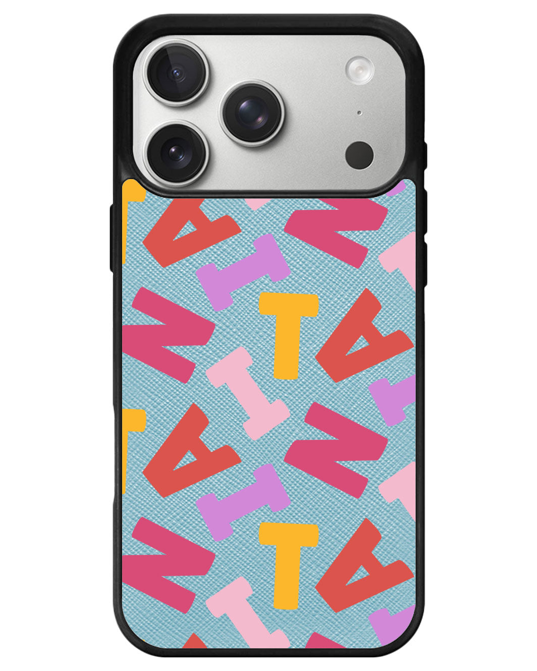 iPhone Leather Grip - Scattered Monogram 1.0