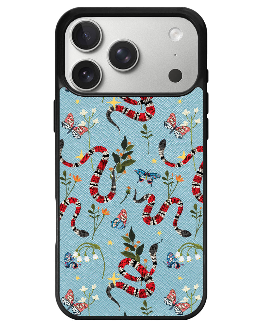 iPhone Leather Grip - Serpente