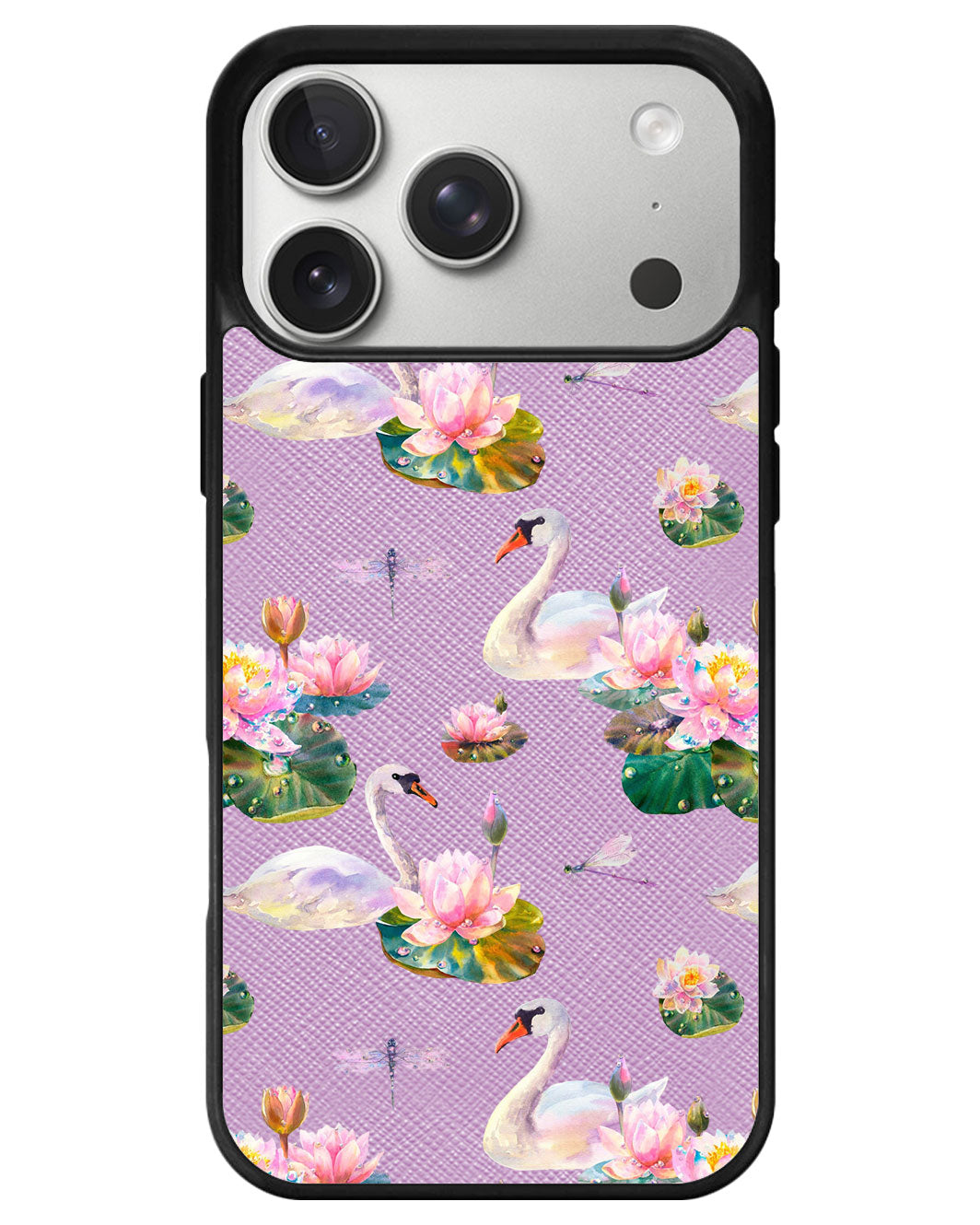 iPhone Leather Grip - Swan
