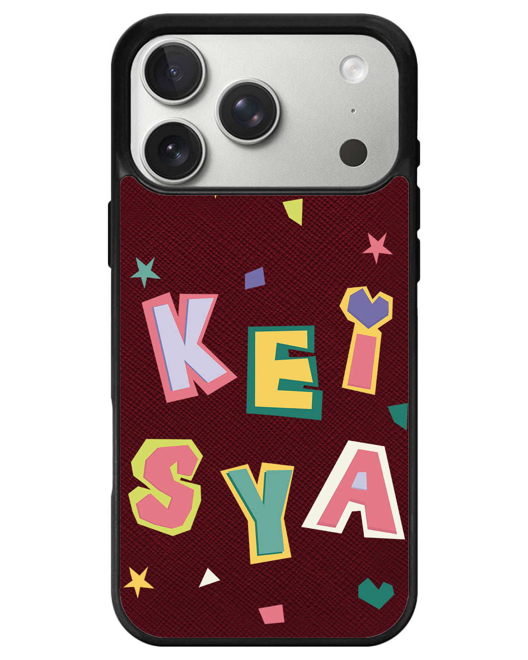 iPhone Leather Grip - Adorable Monogram 4.0
