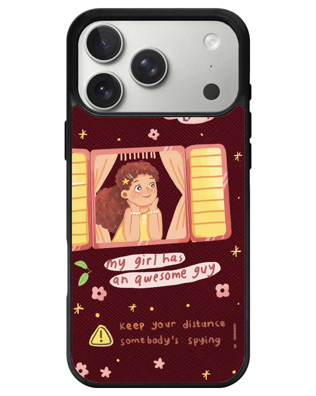 iPhone Leather Grip - Crush Girl (Couple Case)