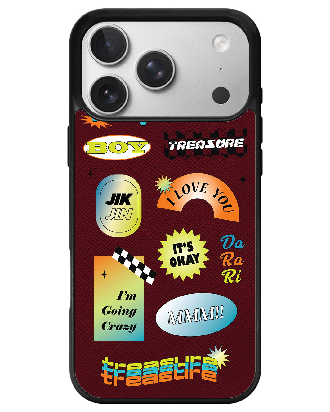 iPhone Leather Grip - Helllo Treasure