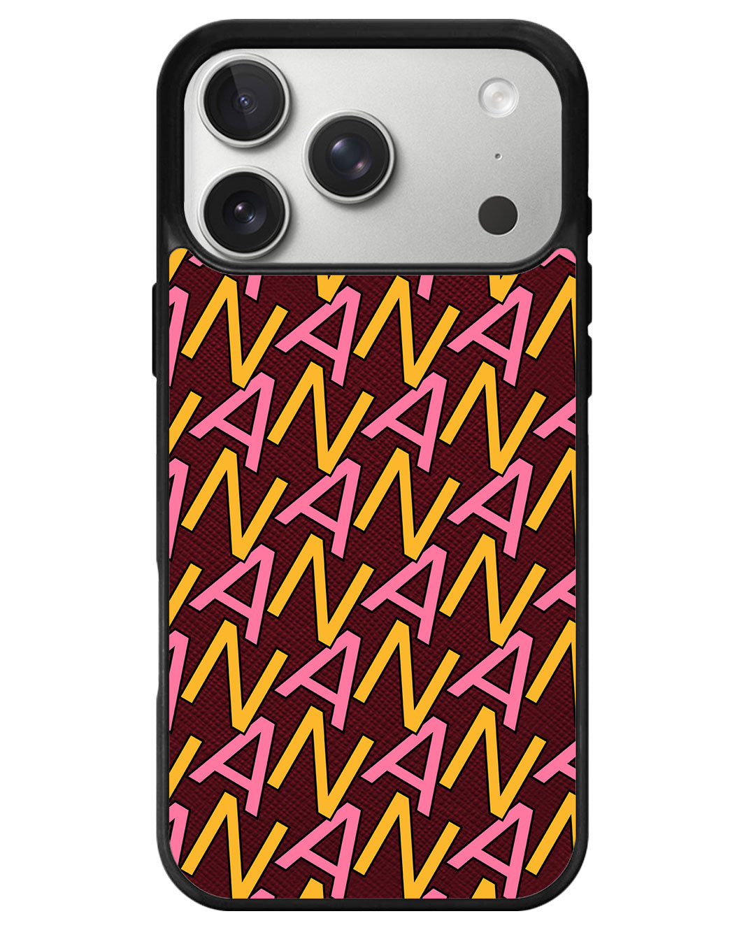 iPhone Leather Grip - Initial Monogram 3.0