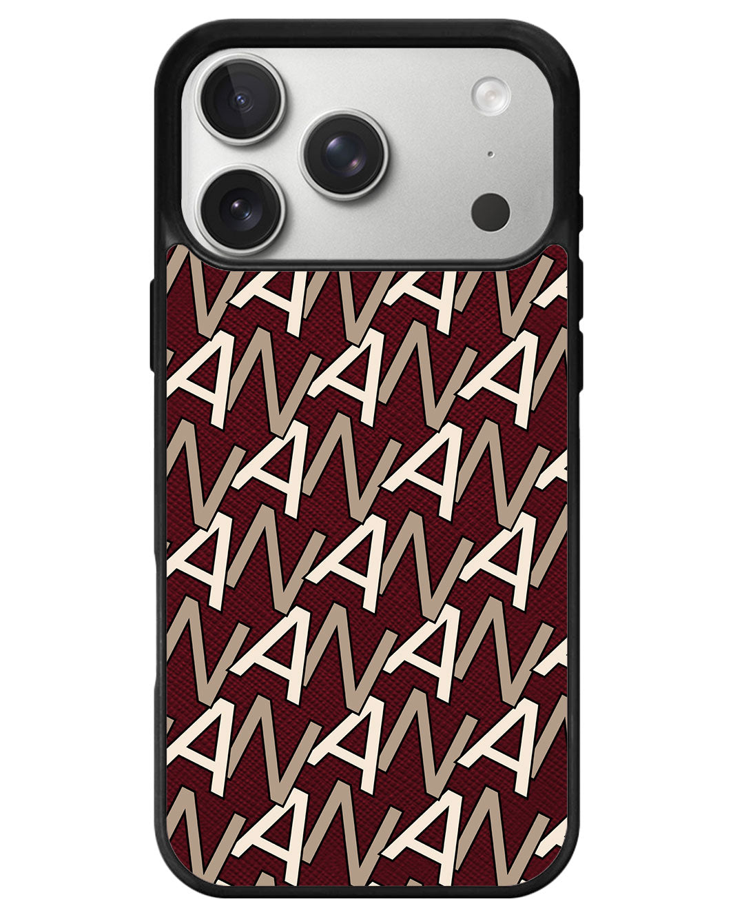 iPhone Leather Grip - Initial Monogram 4.0
