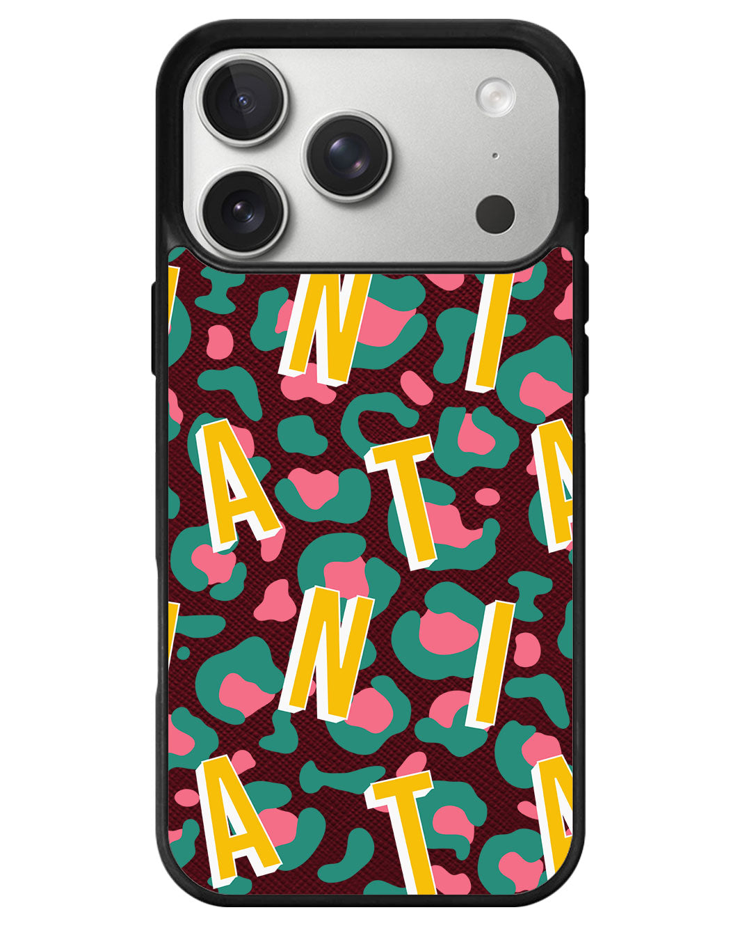 iPhone Leather Grip - Leopard Monogram 4.0