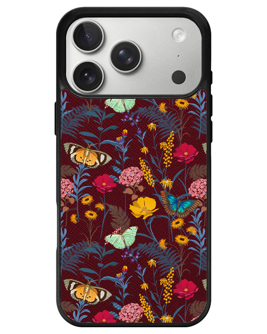 iPhone Leather Grip - Flora Magnolia