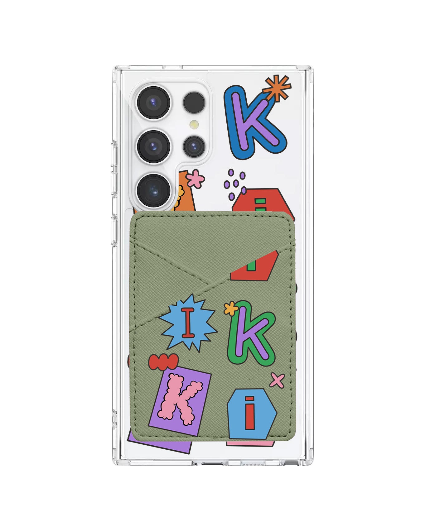 Android Phone Wallet Case - Adorable Monogram 1
