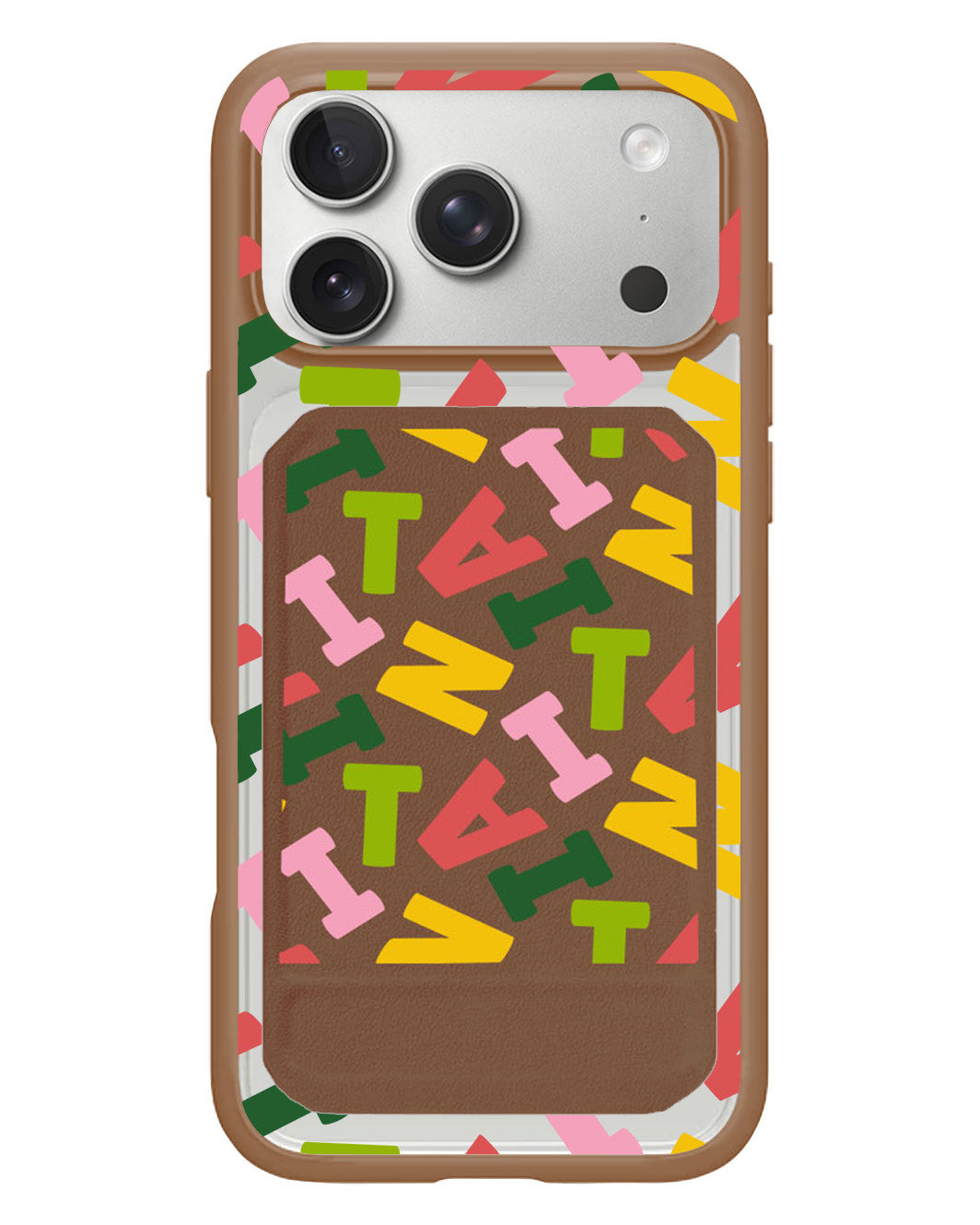 iPhone Magnetic Multifold Wallet - Scattered Monogram 3.0