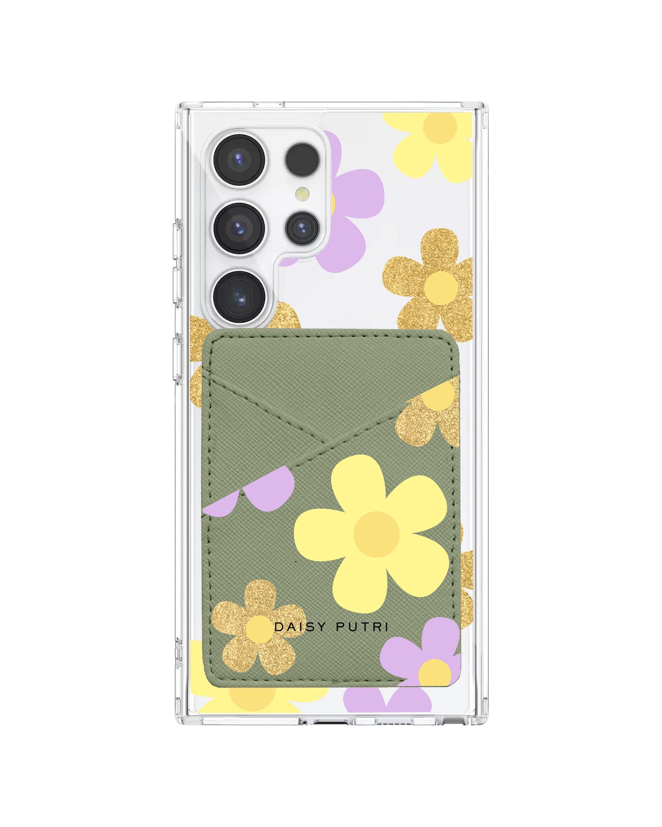Android Phone Wallet Case - Daisy Twinkle