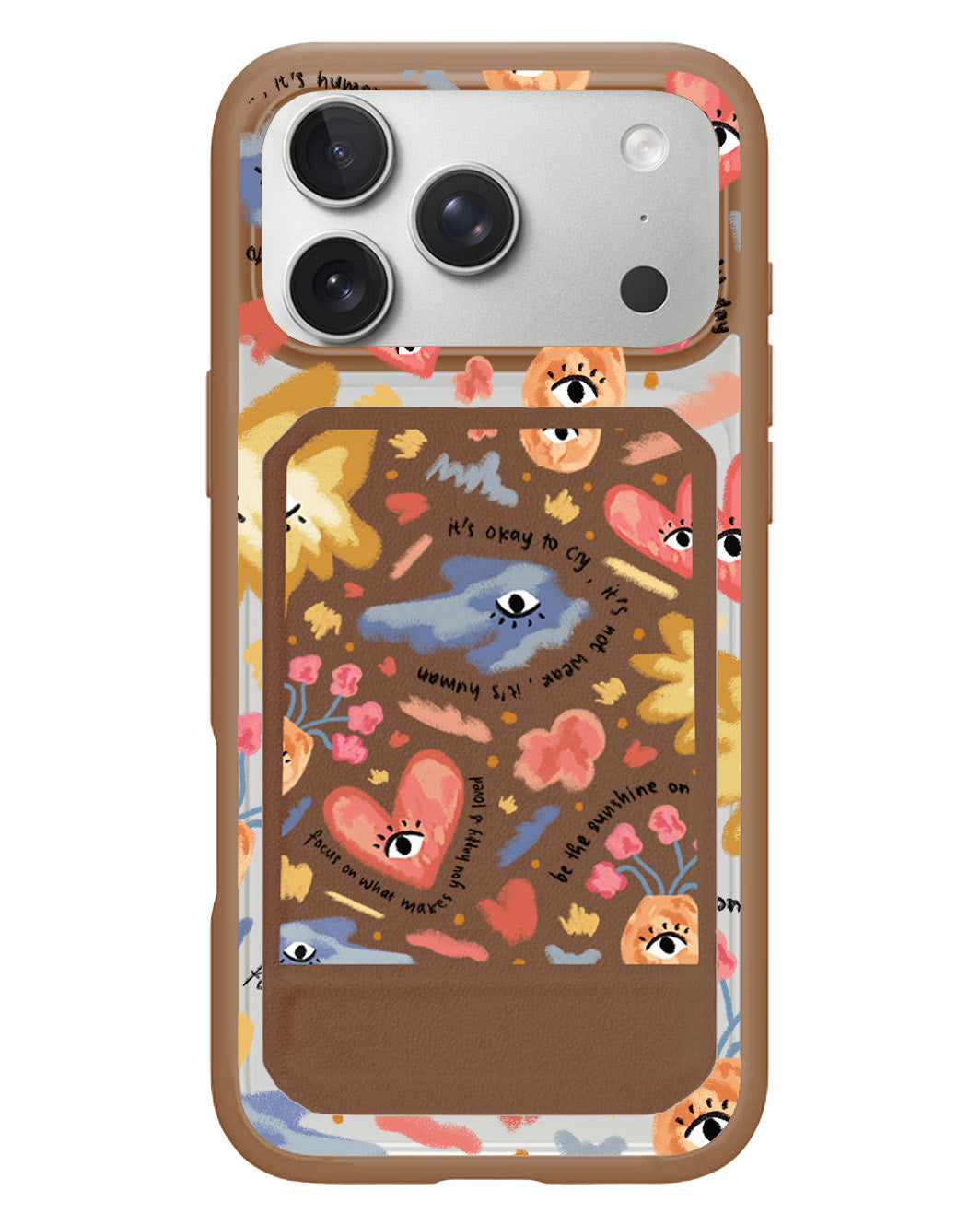 iPhone Magnetic Multifold Wallet - Abstract Lovers