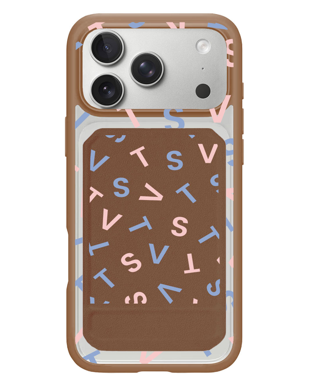 iPhone Magnetic Multifold Wallet - Seventeen Monogram