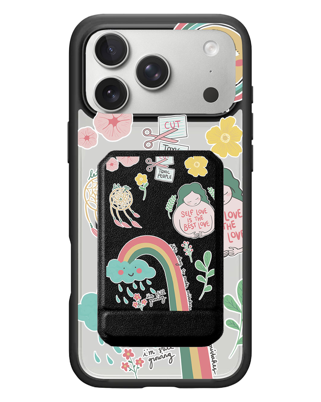 iPhone Magnetic Multifold Wallet - Self Love