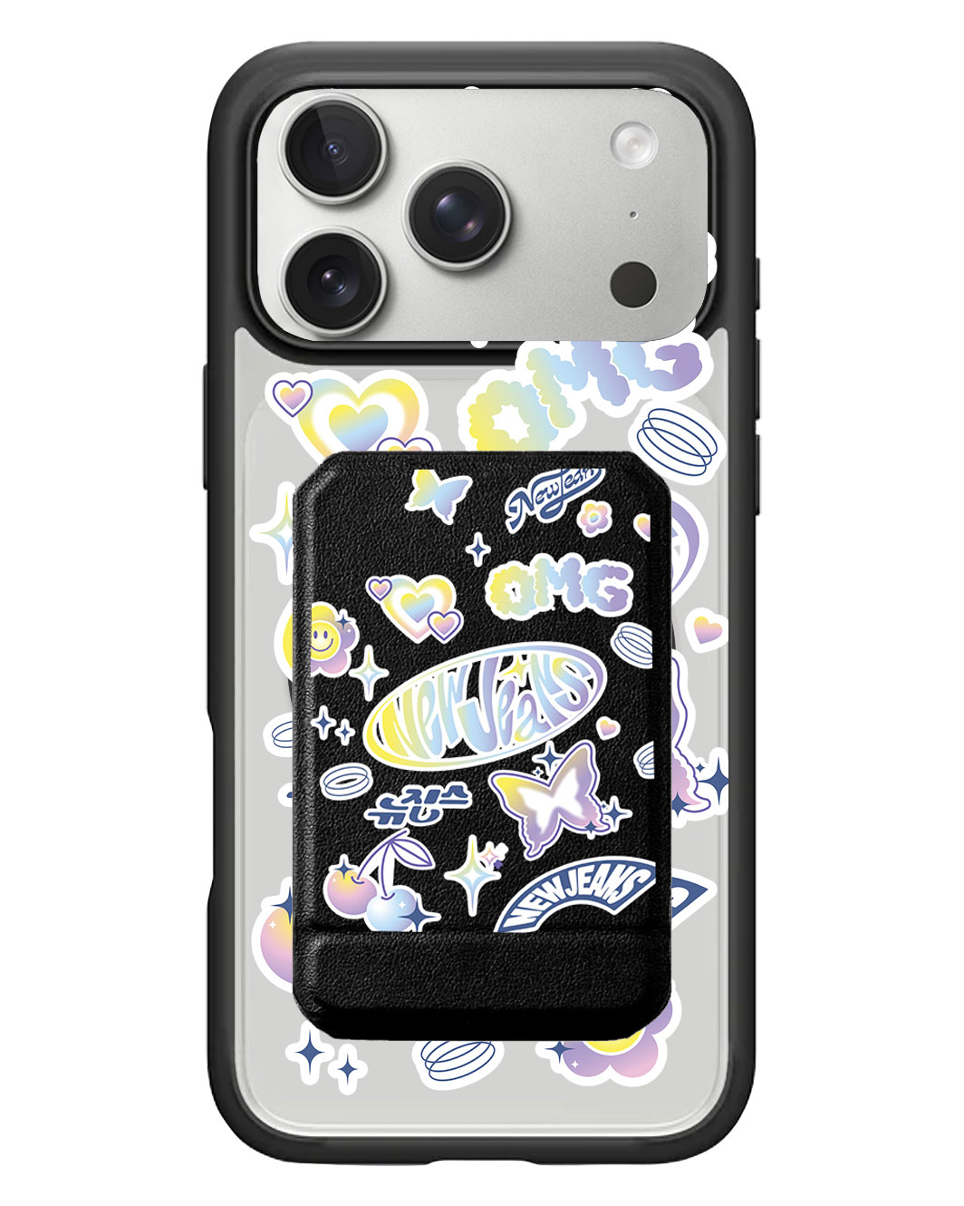 iPhone Magnetic Multifold Wallet - NewJeans OMG 1.0