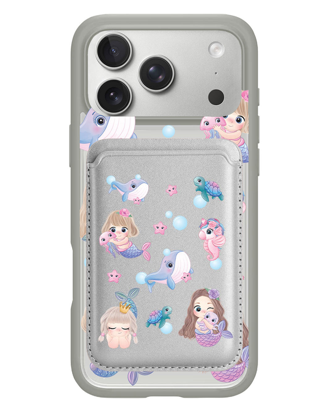 iPhone Magnetic Wallet Case - Little Mermaid
