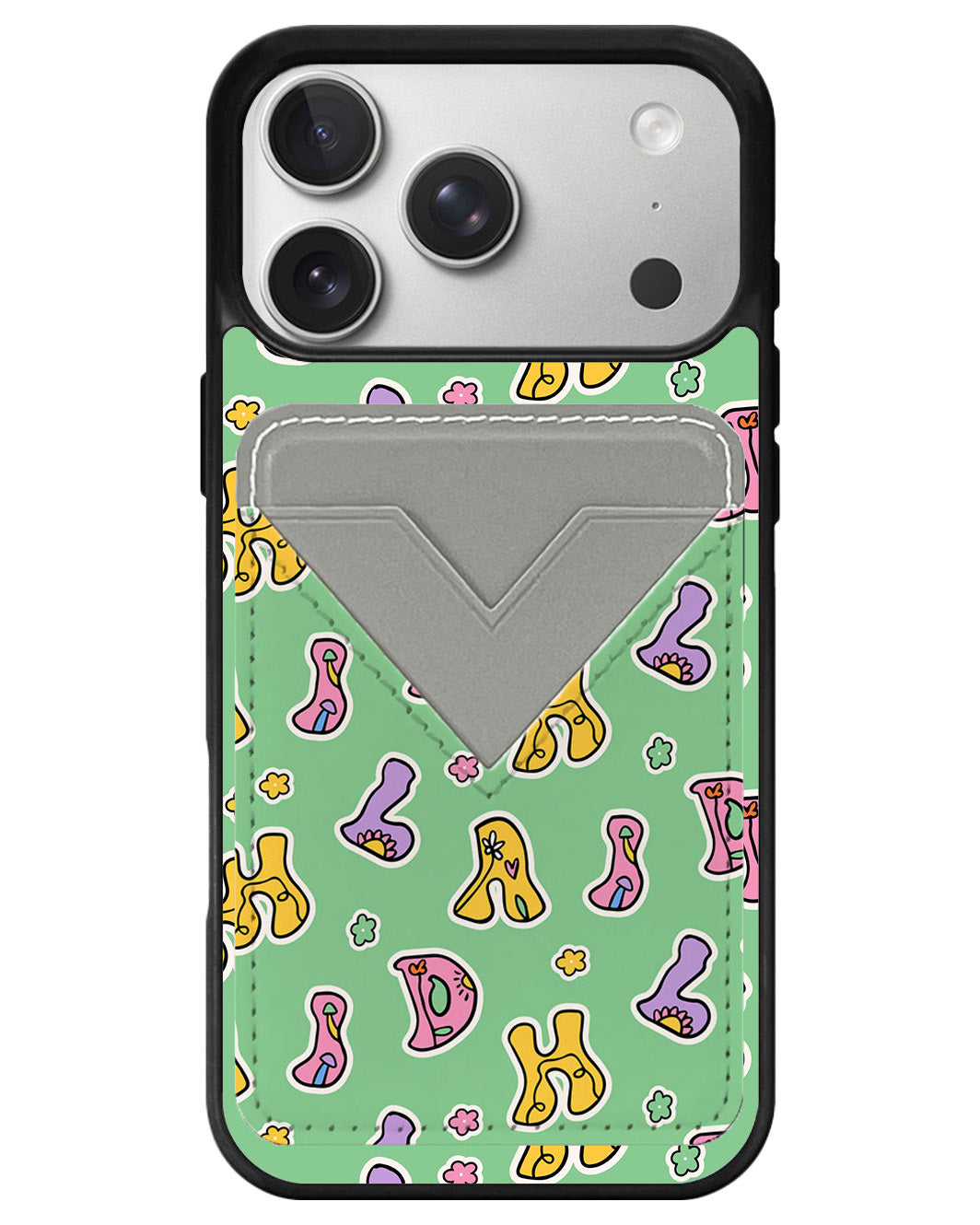 iPhone Avant Wallet Case - Playful Monogram 7.0