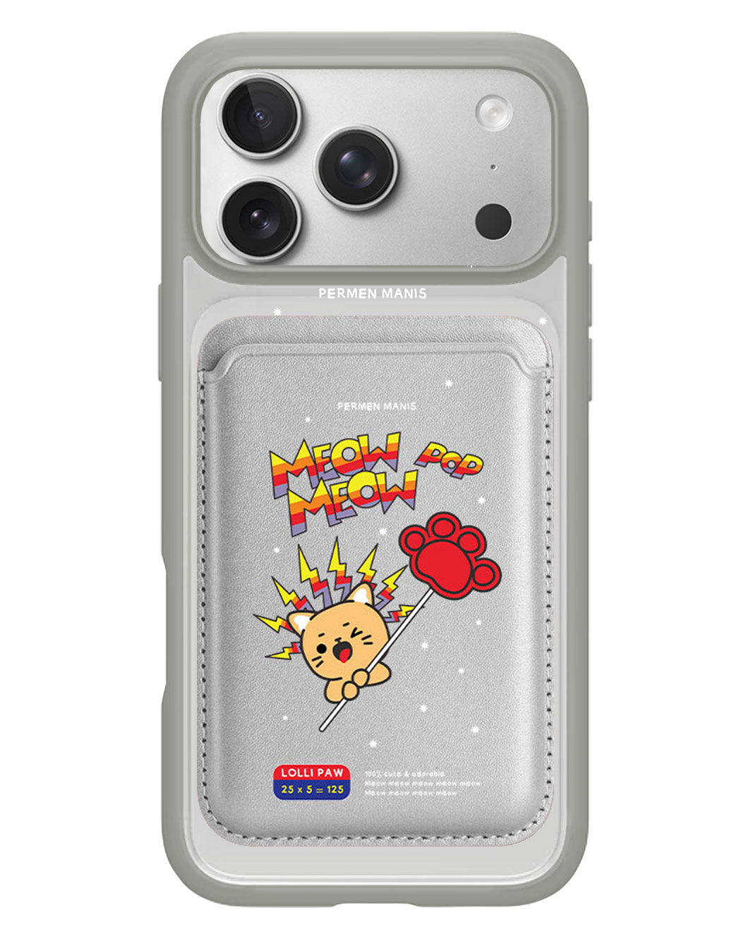 iPhone Magnetic Wallet Case - Meow Pop 2.0
