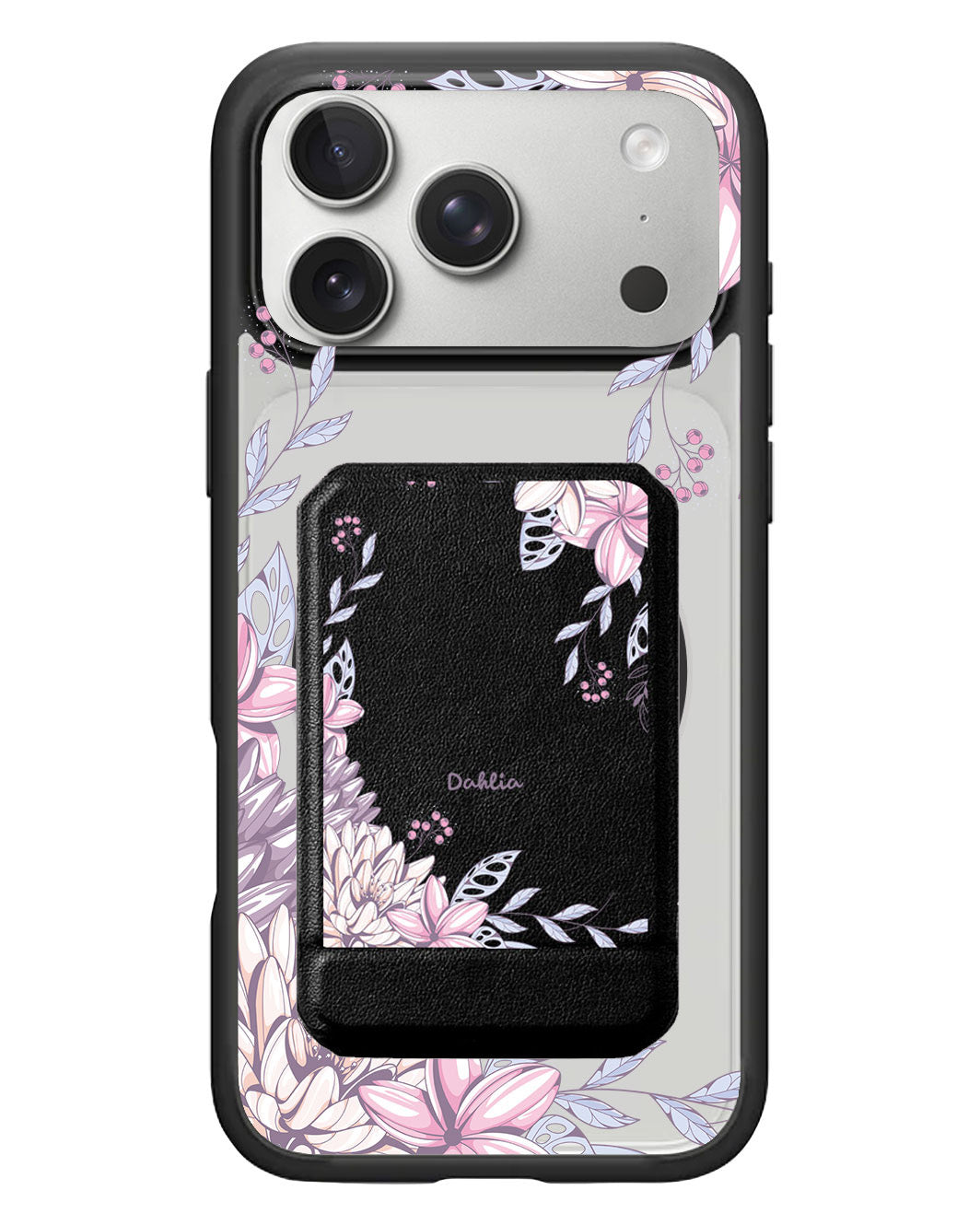 iPhone Magnetic Multifold Wallet - Dahlia