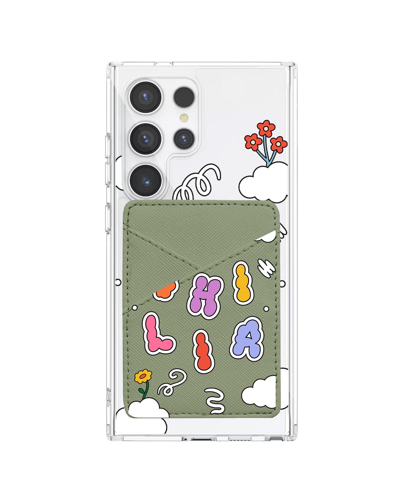 Android Phone Wallet Case - Adorable Monogram 6