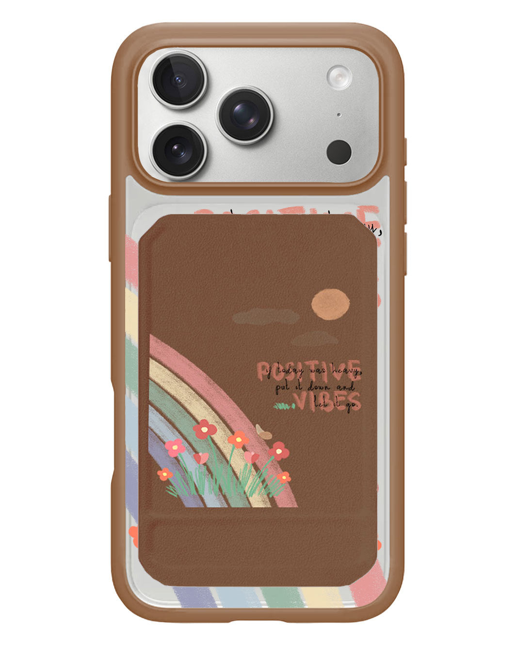 iPhone Magnetic Multifold Wallet - Positive Vibes