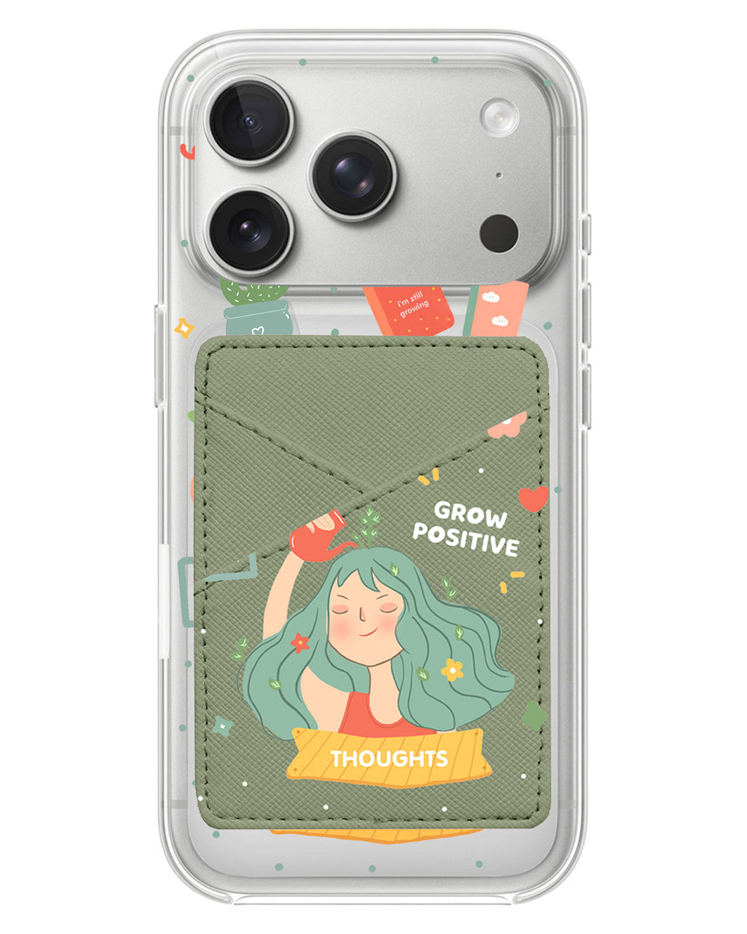 iPhone Phone Wallet Case - Grow