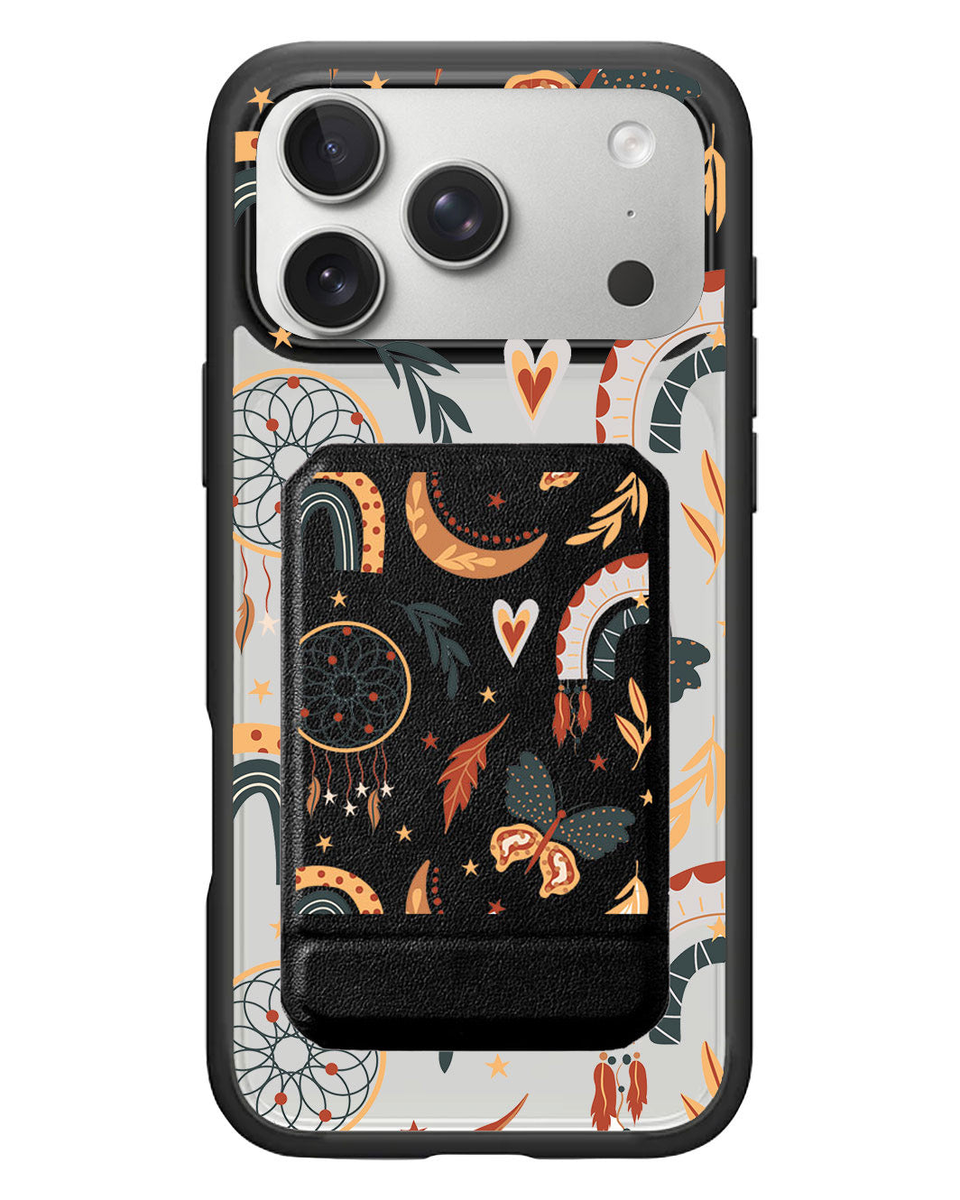 iPhone Magnetic Multifold Wallet - Boho 3.0