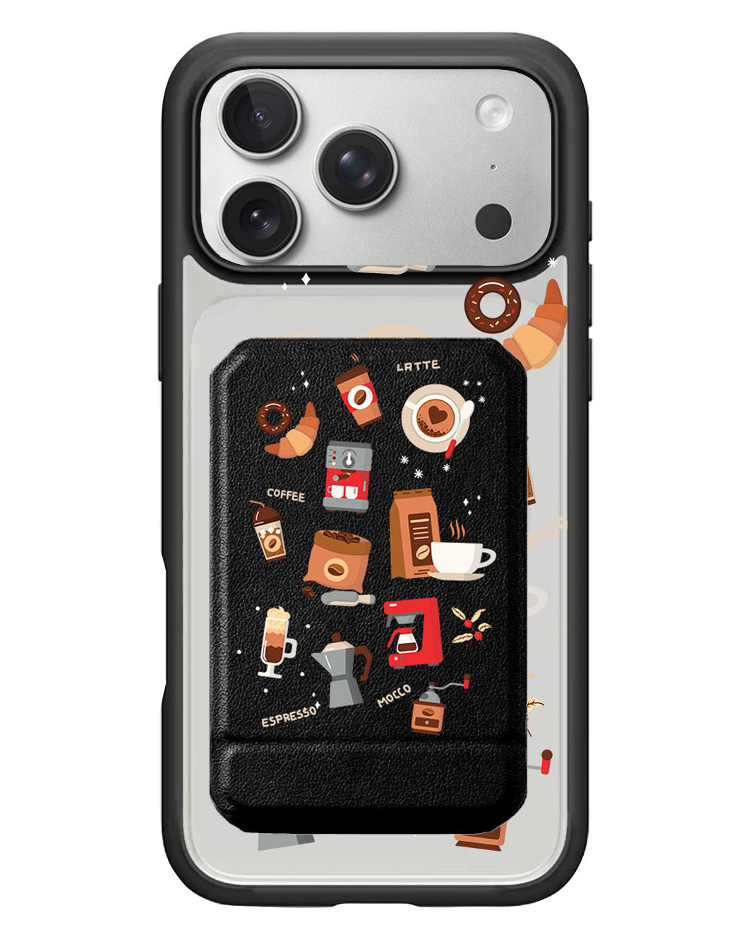 iPhone Magnetic Multifold Wallet - barista