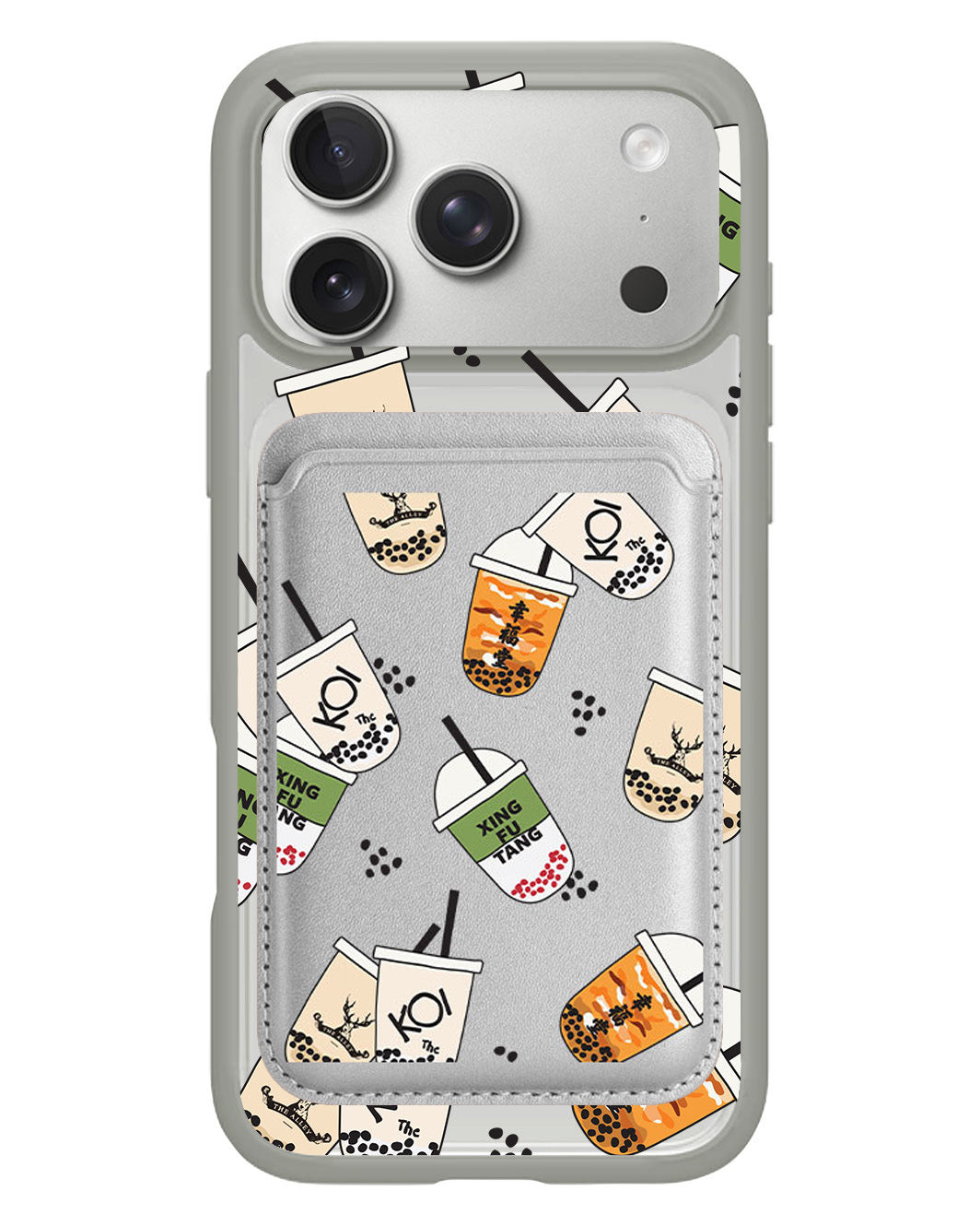 iPhone Magnetic Wallet Case - Boba 1